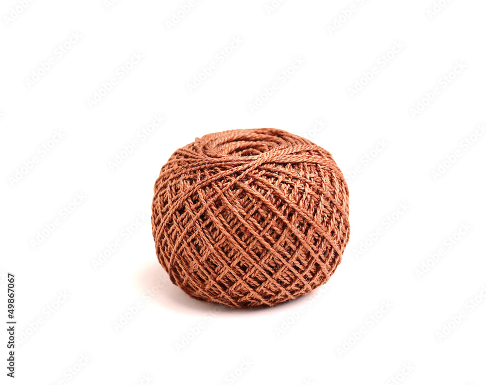 Roll of brown thread Roll of brown thread