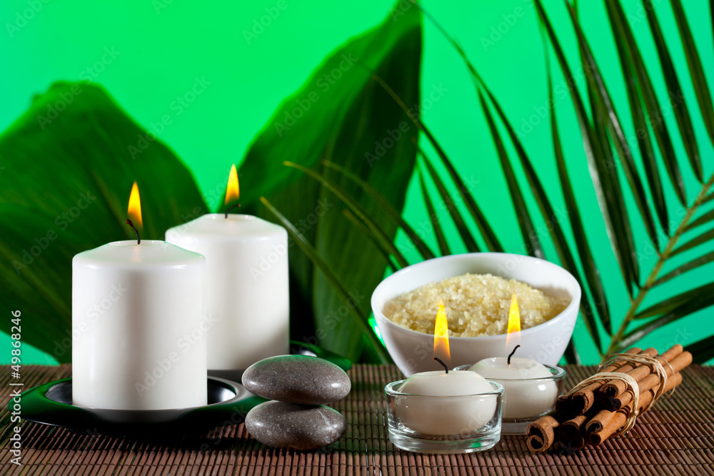 Aromatherapy and spa composition Aromatherapy and spa composition