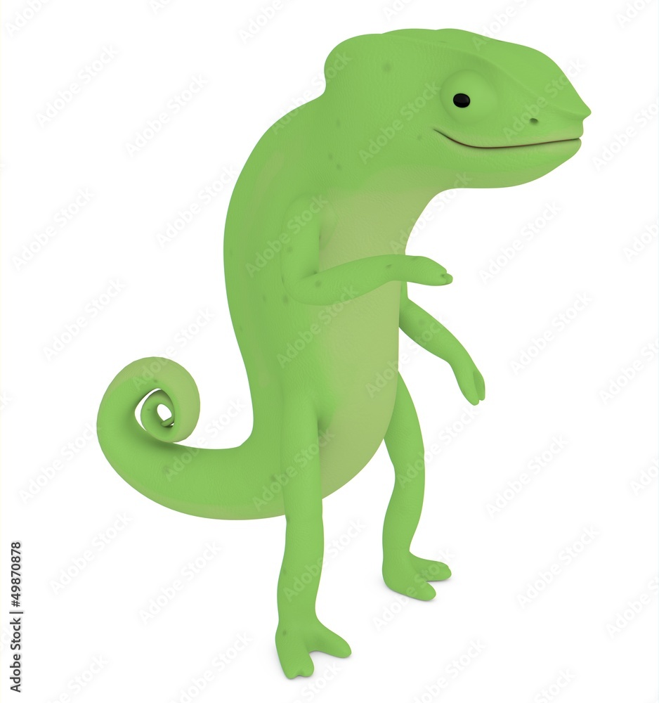 Fototapeta premium Un caméléon