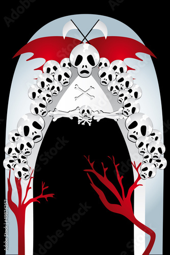 Entrance to the kingdom of death