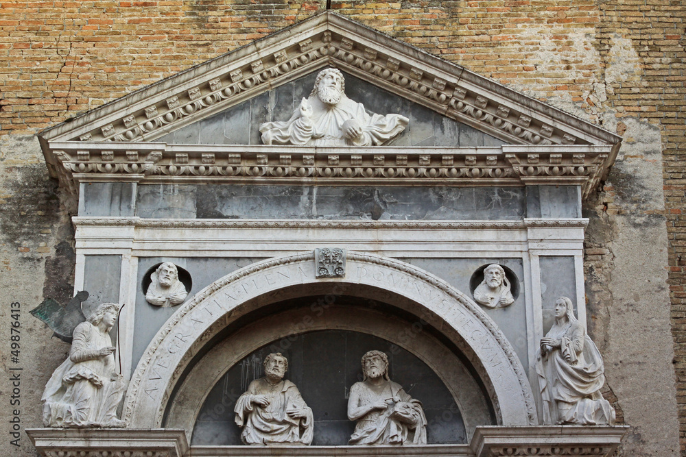Salò, il Duomo, ingresso
