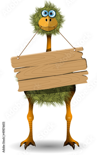 funny ostrich