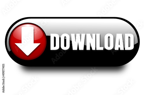 download, push-button, vector