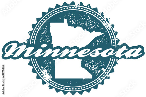 Vintage Minnesota State Stamp Seal