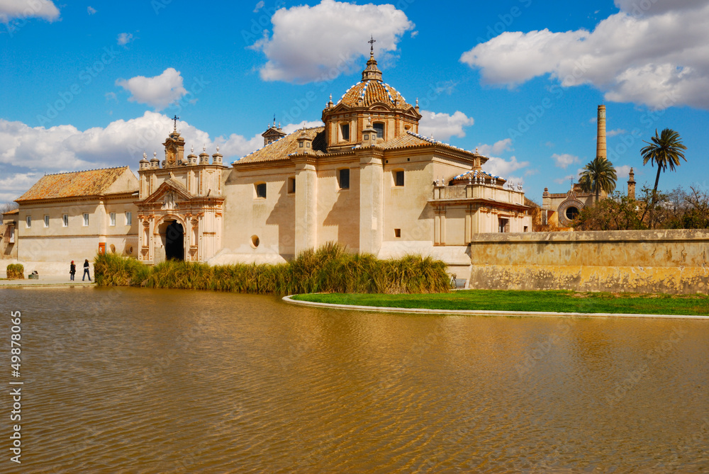 La  Cartuja, an old monastery located Seville, Spain.