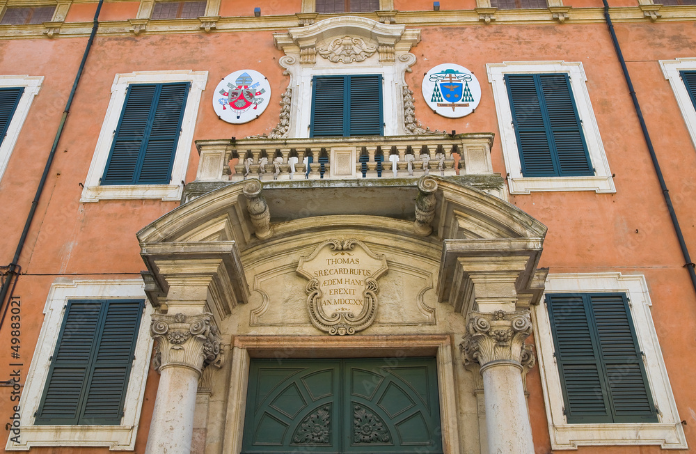Bishop Palace. Ferrara. Emilia-Romagna. Italy.