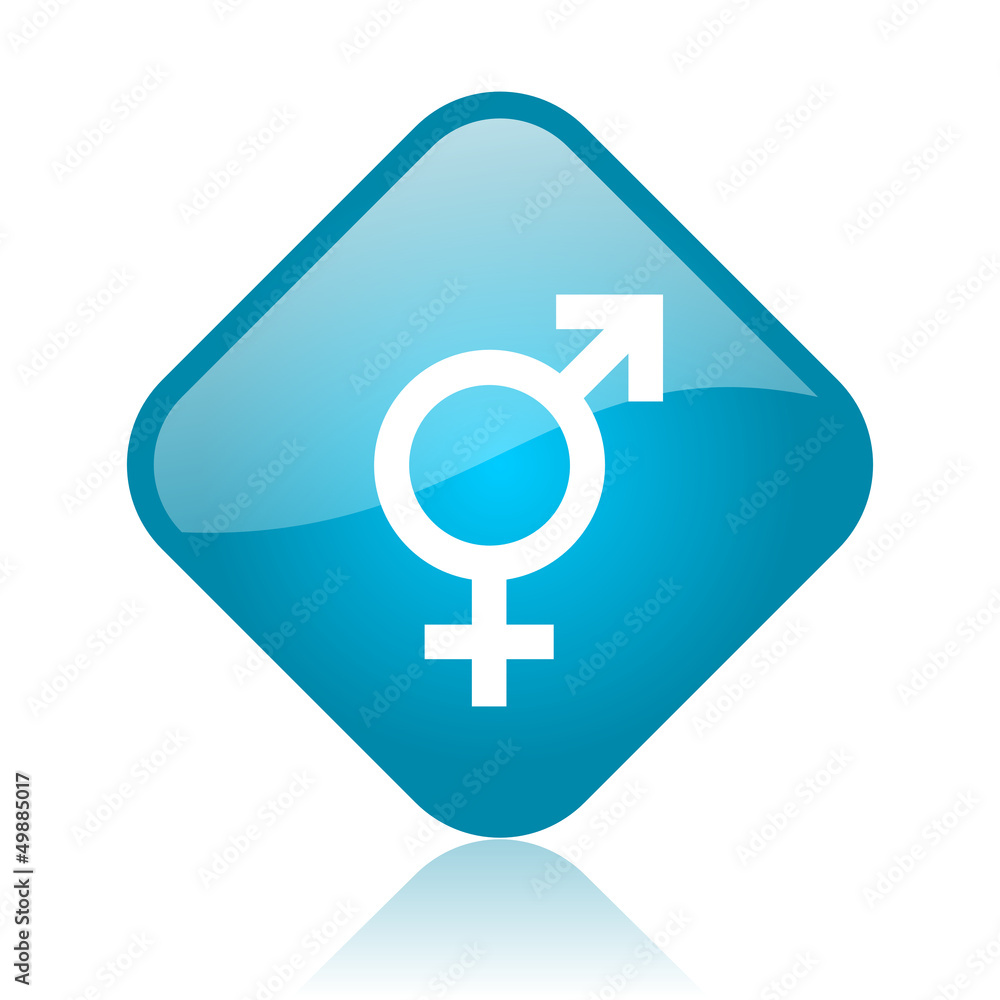 sex blue square glossy web icon sex blue square glossy web icon