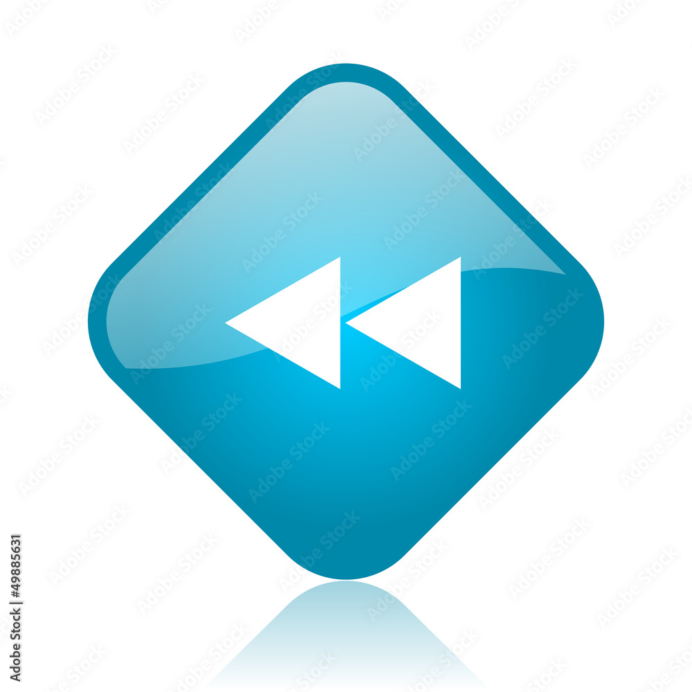 scroll blue square glossy web icon scroll blue square glossy web icon