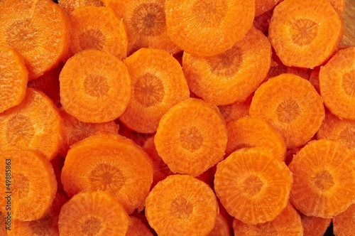 cut fresh carrot background