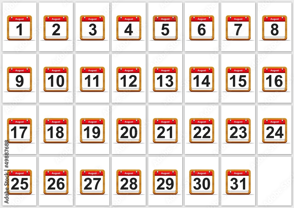 Mes de Agosto. Mes de Agosto.