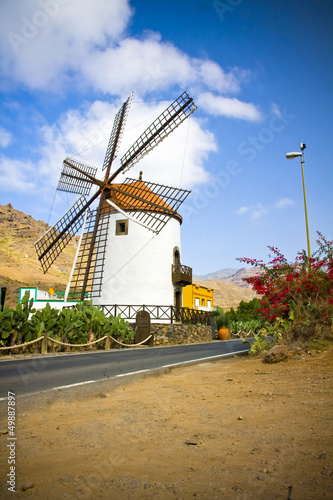 Windmill in Mogan, Gran Canaria Spain