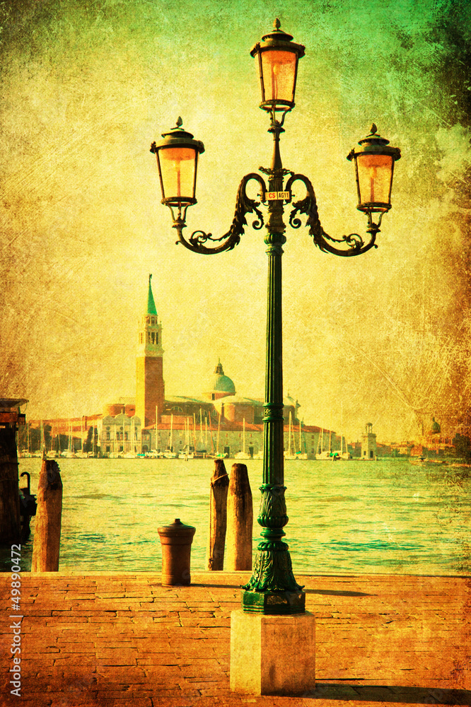 Bild von Venedig nostalgisch bearbeitet