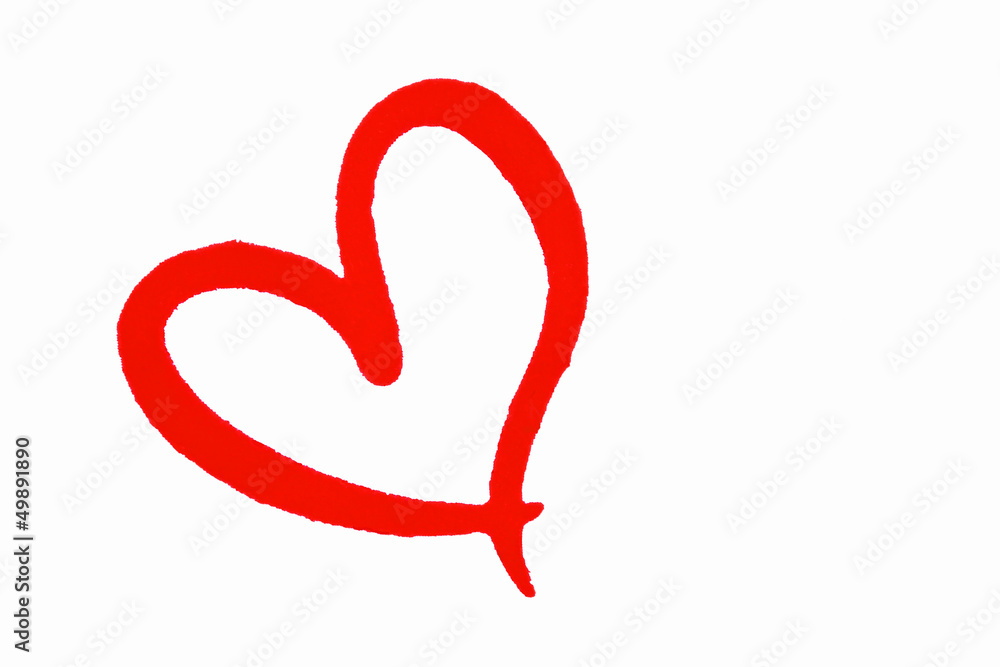 Fototapeta premium Red heart