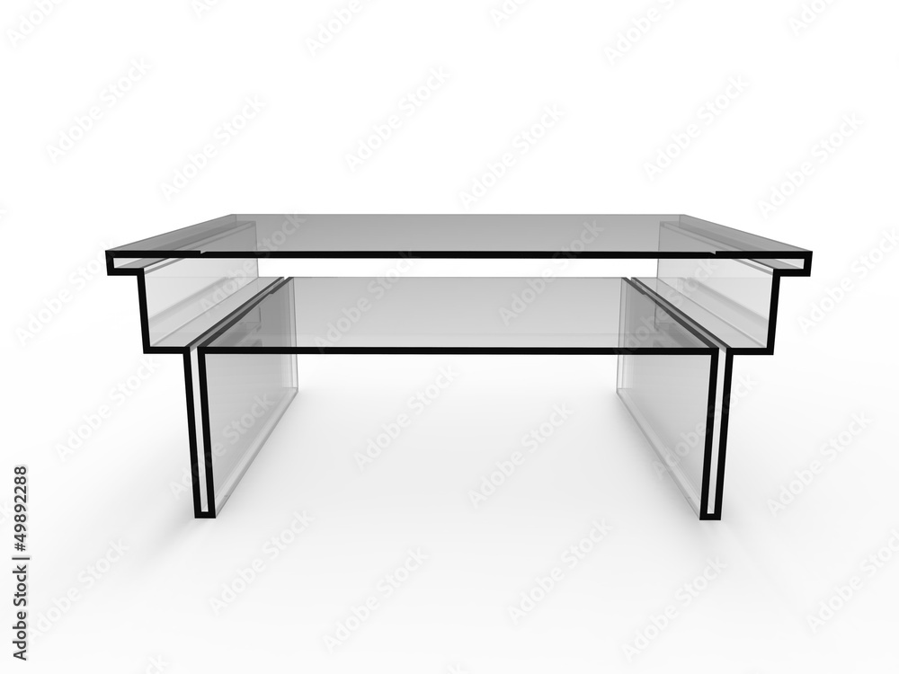 Glass Table Outline Glass Table Outline