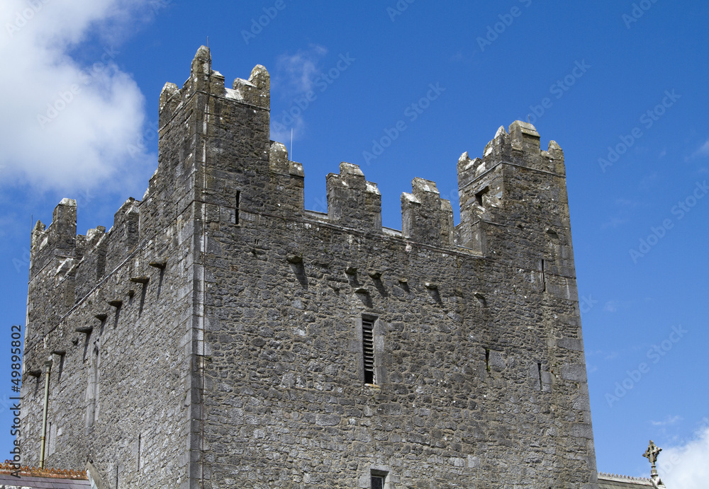 Facade of a church,Adare,County Limerick,Republic of Ireland
