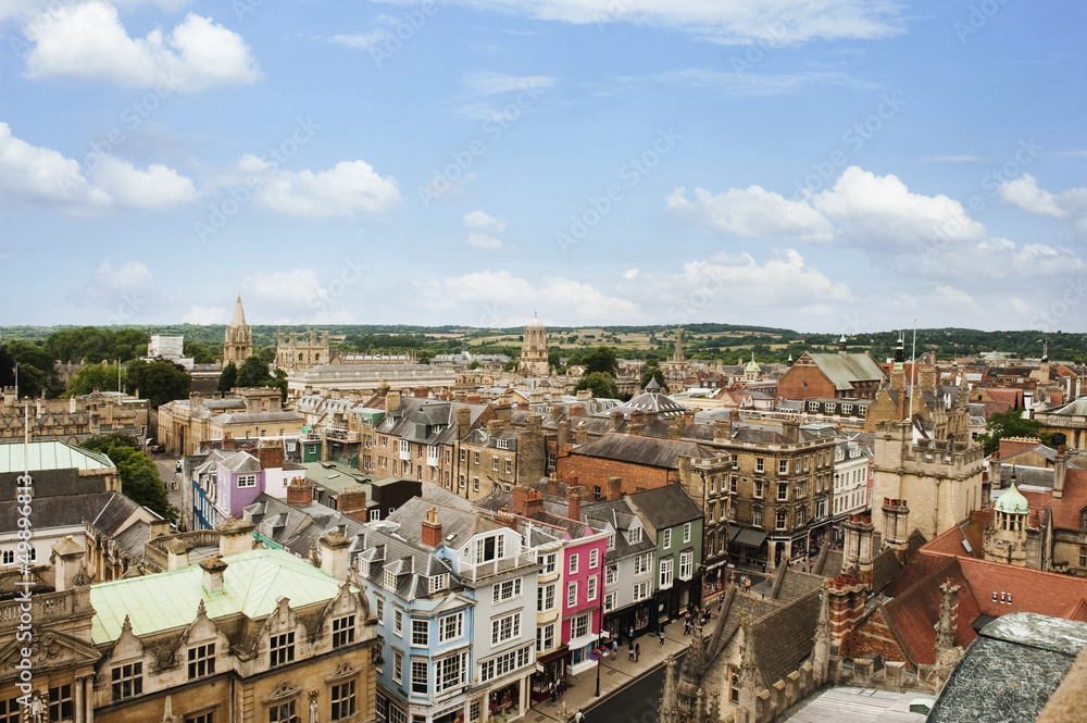 Buildings in a city, Oxford, Oxfordshire, England