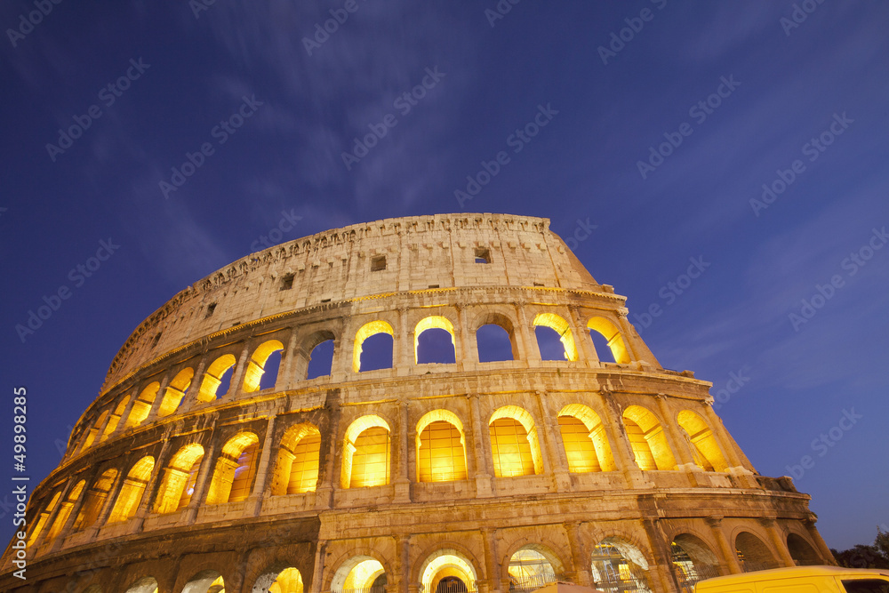 Amphitheater, Colosseum, Rome, Lazio, Italy