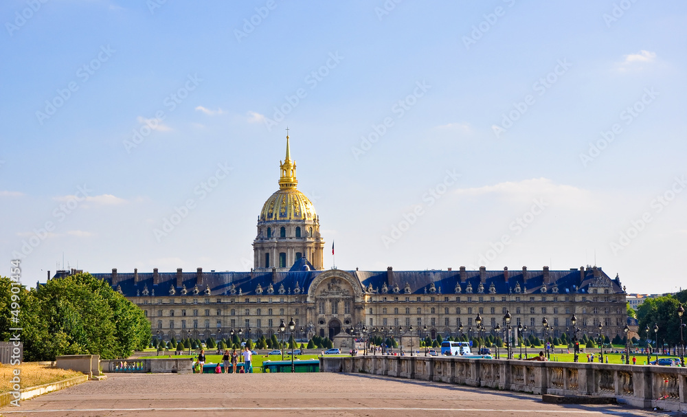 Naklejka premium The National Residence of the Invalids. Paris.