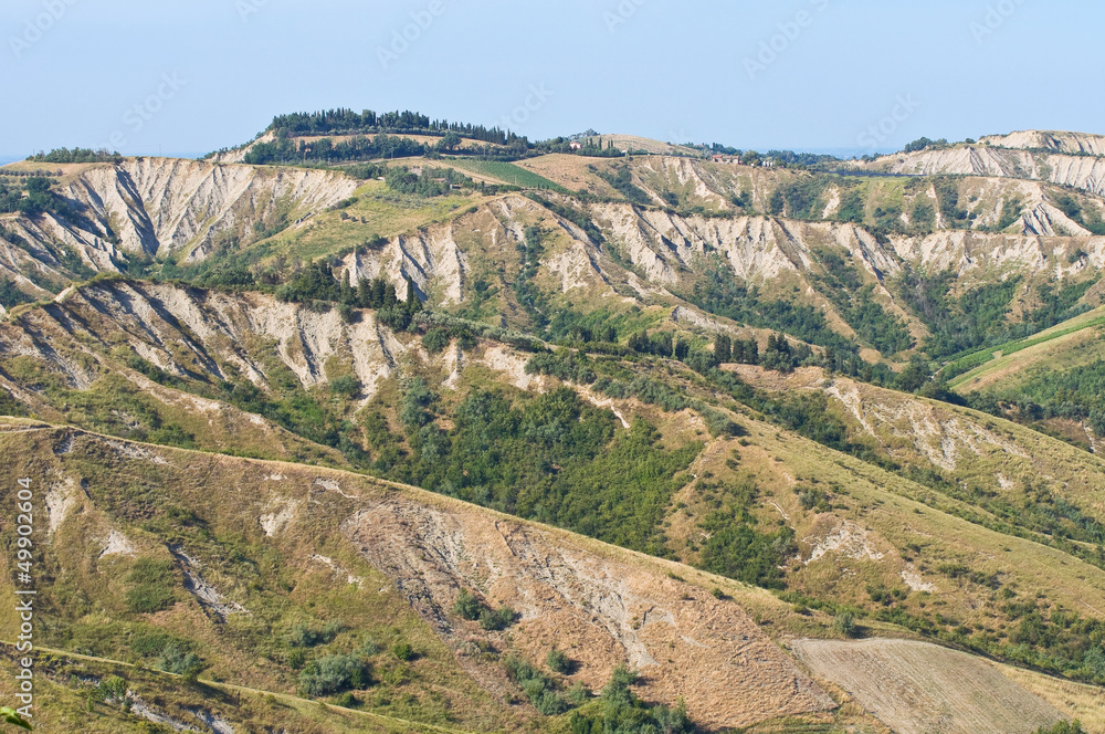 Naklejka premium Badlands. Emilia-Romagna. Italy.