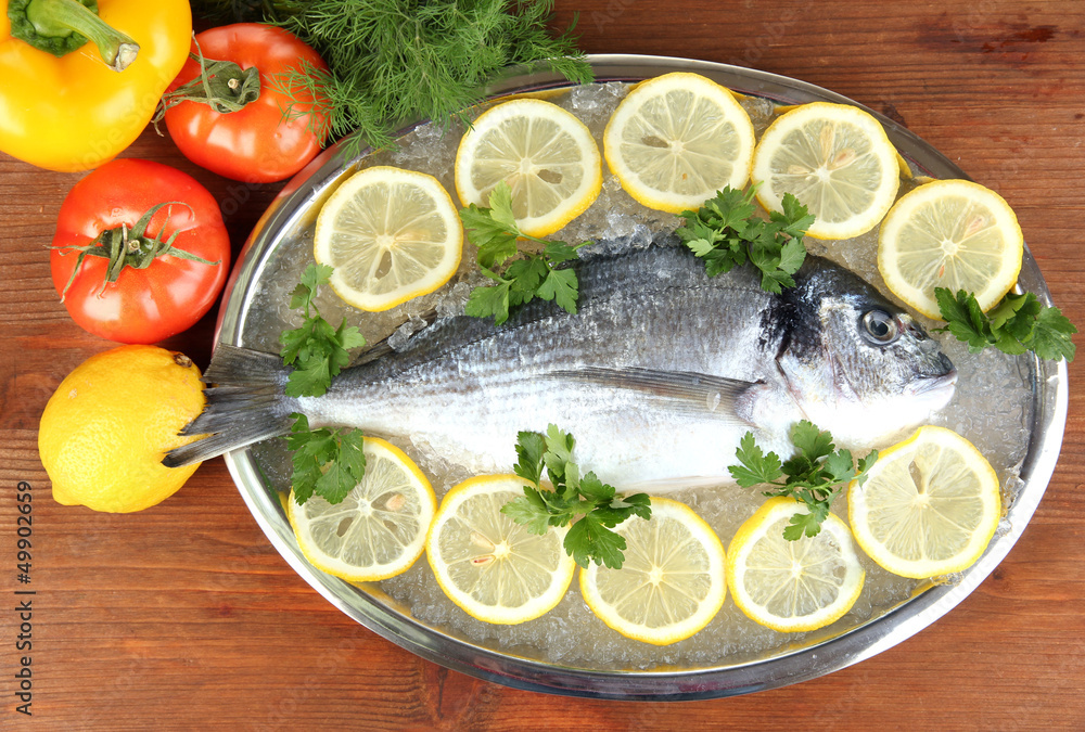 Fresh fish of dorado Fresh fish of dorado