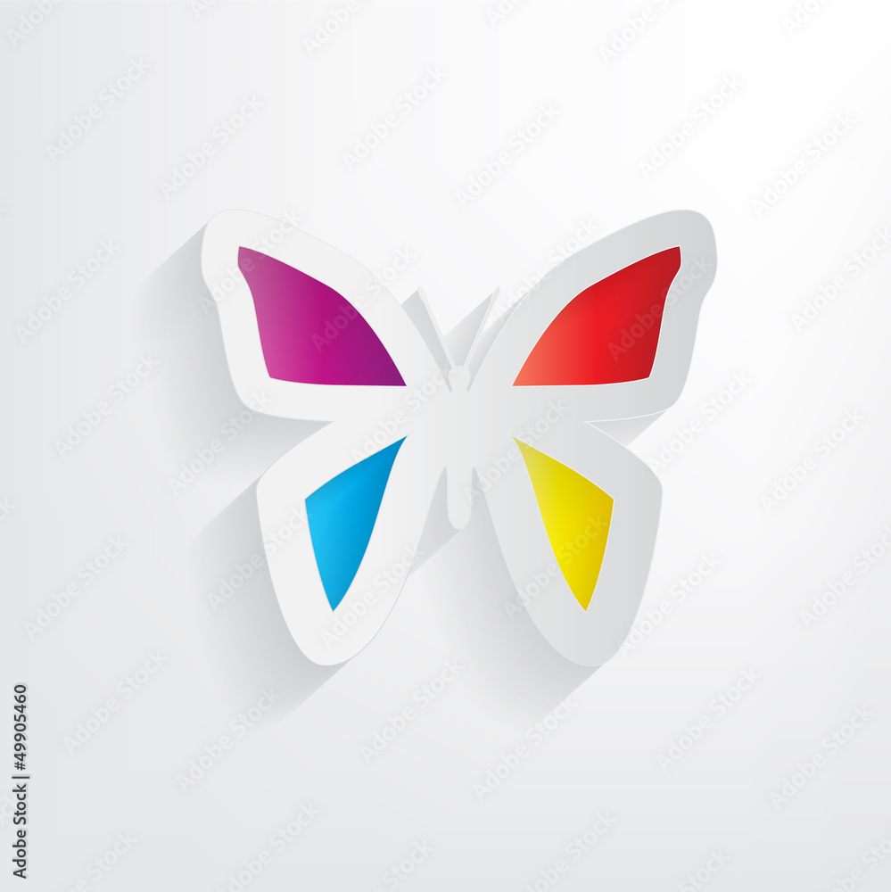 Paper Butterfly, concept background Paper Butterfly, concept background