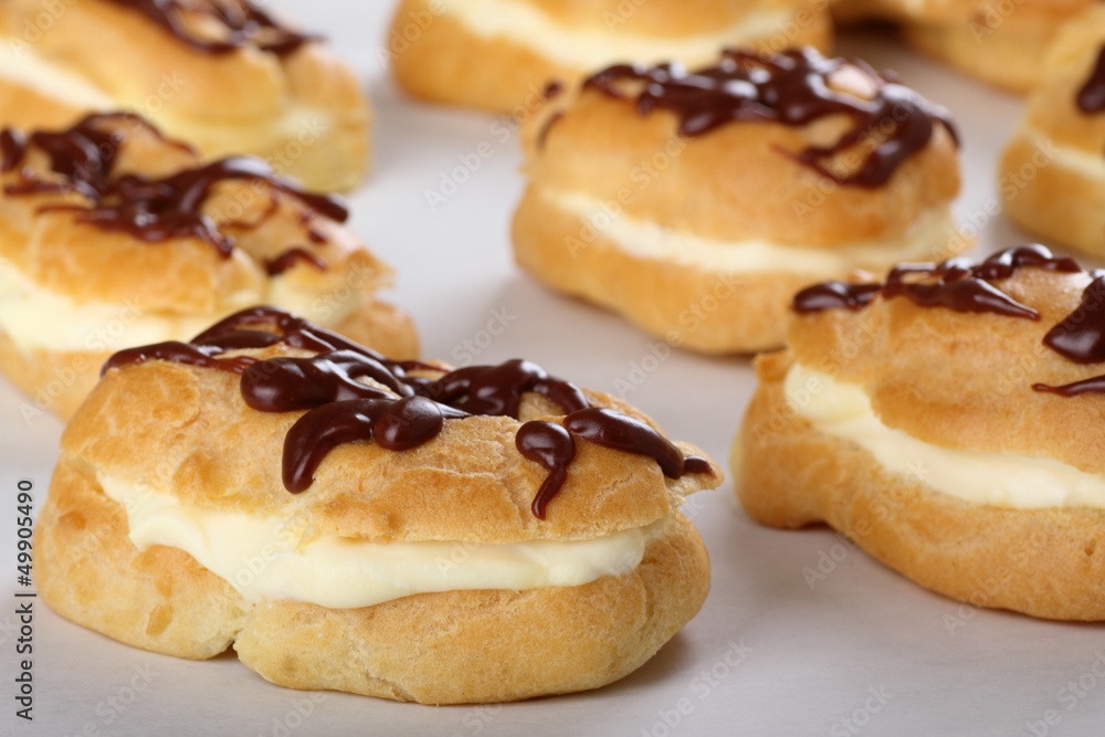 Baked Eclairs Baked Eclairs