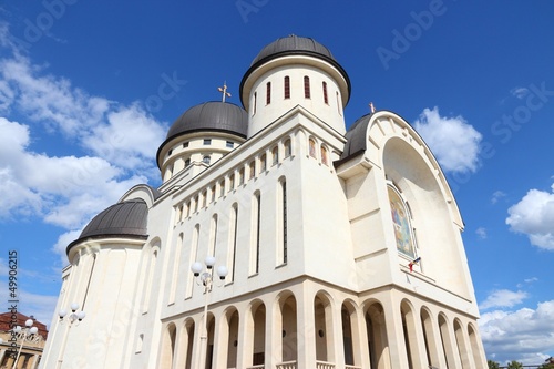 Arad, Romania - Orthodox Holy Trinity cathedral photo