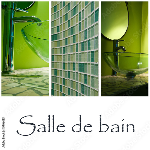 composition salle de bain photo