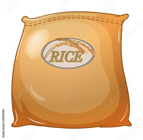 A sack of rice