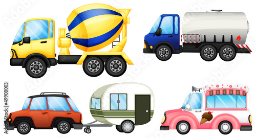 A set of cars