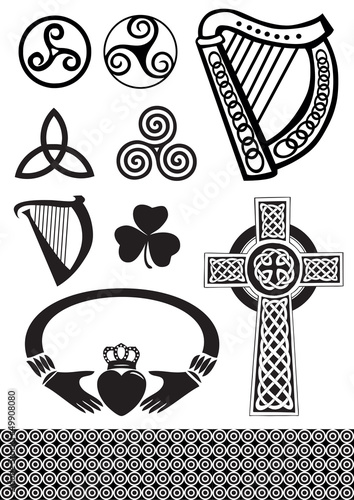celtic icons set