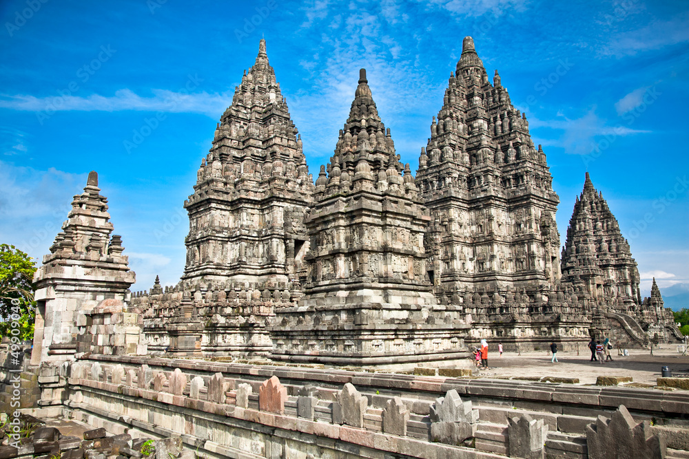 Prambanan temple near to Yogyakarta , Java, Indonesia.
