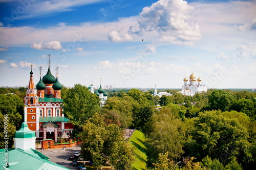 View of old church in Yaroslavl