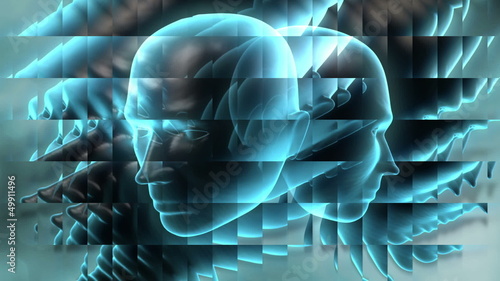 abstrakt - Kopf - surreal