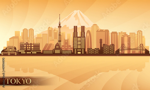 Tokyo city skyline