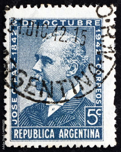 Postage stamp Argentina 1942 Jose Clemente Paz, Statesman