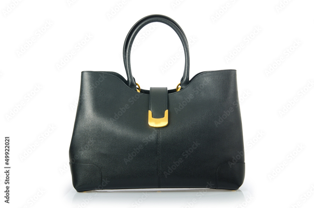 Nice elegant woman bag isolated on the white Nice elegant woman bag isolated on the white