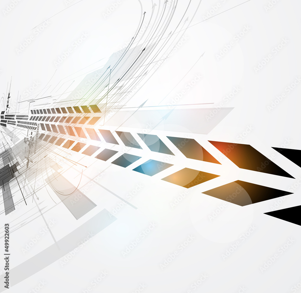 Fototapeta premium abstract circuit cyber high technology business background