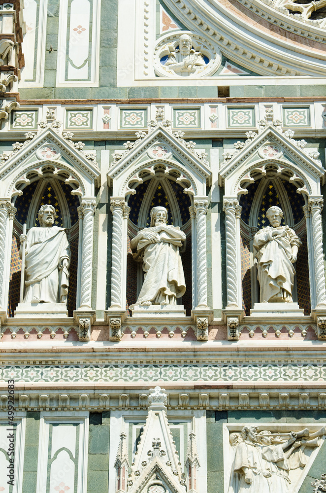 Elements  architecture of cathedral in Florence