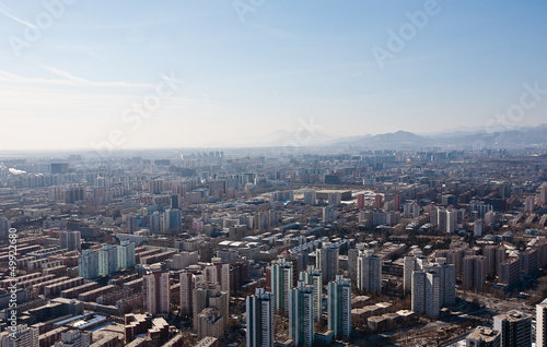 airview panorama of Beijing, China © Nastya Tepikina