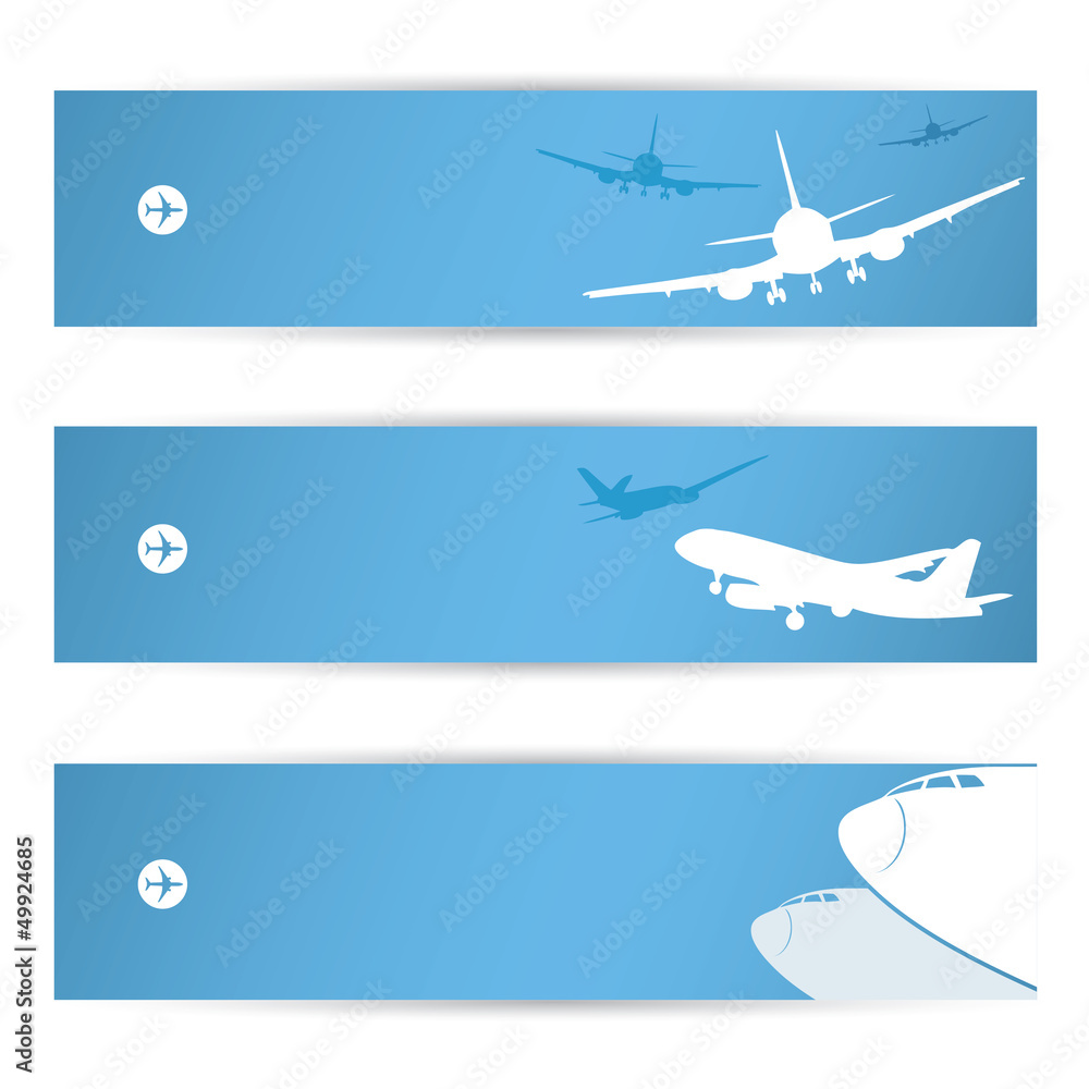 Air traffic banners