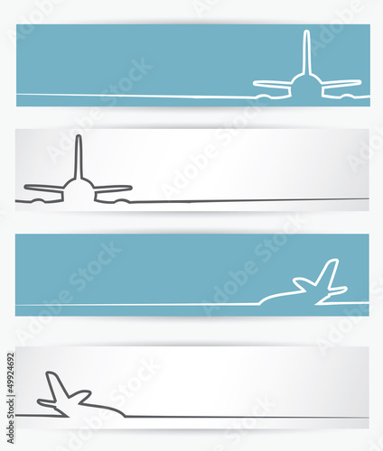 Airplane banners