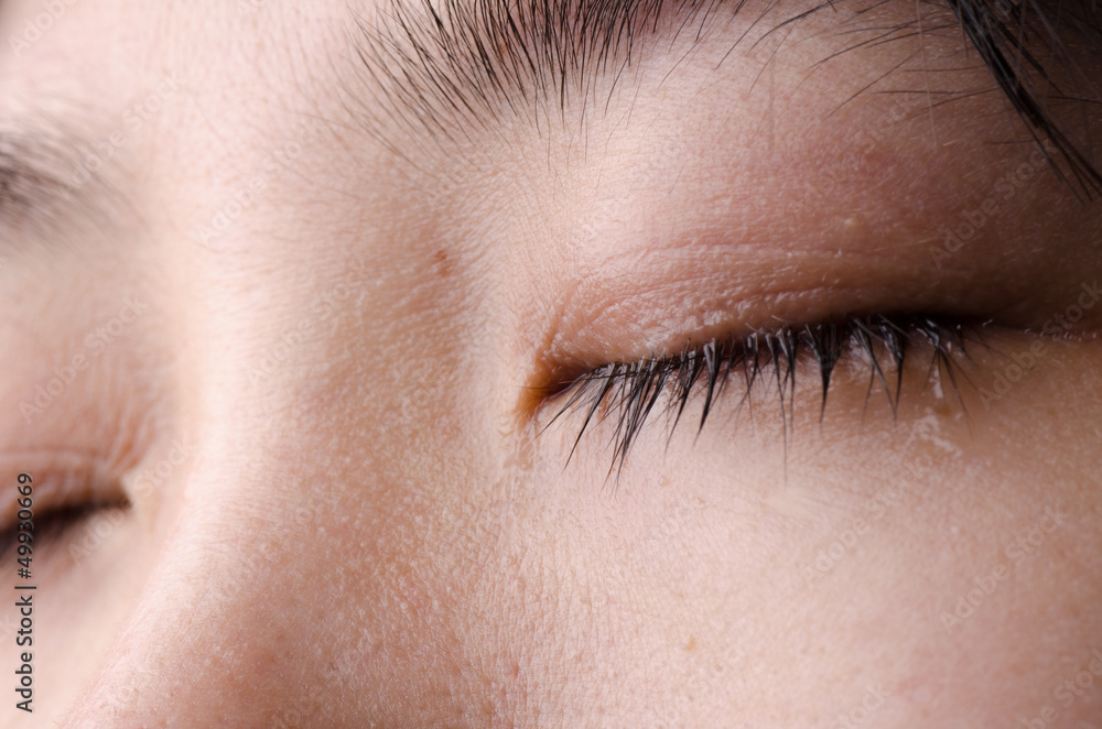 Obraz premium eye with tear