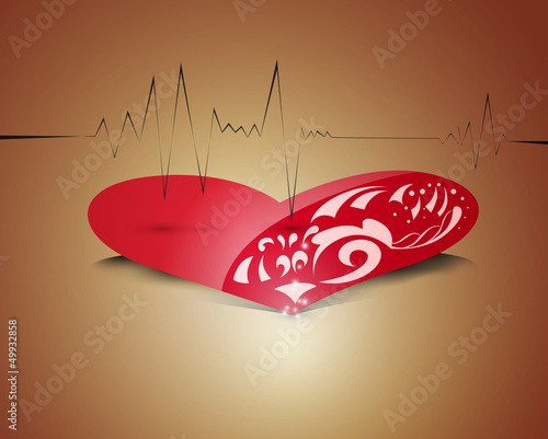 card with palpitation