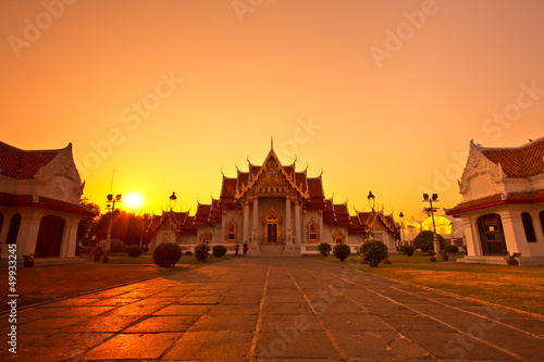 Wat Benchamabophit in Bangkok province of Thailand © Photo Gallery