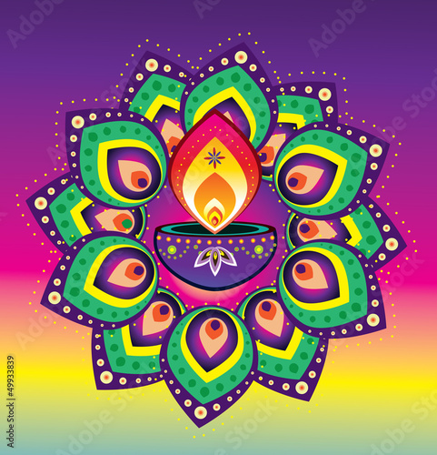 Oil lamps culture art