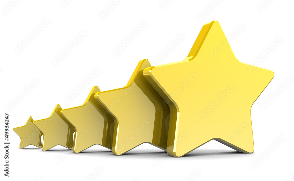 Fototapeta premium 3d stars