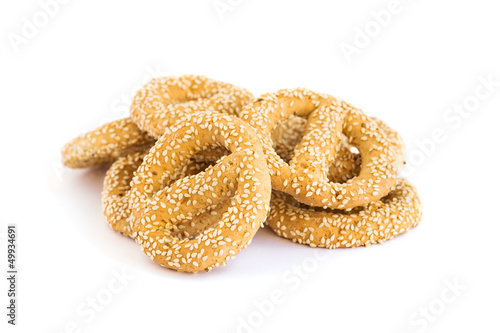 Rusks with sesame seeds