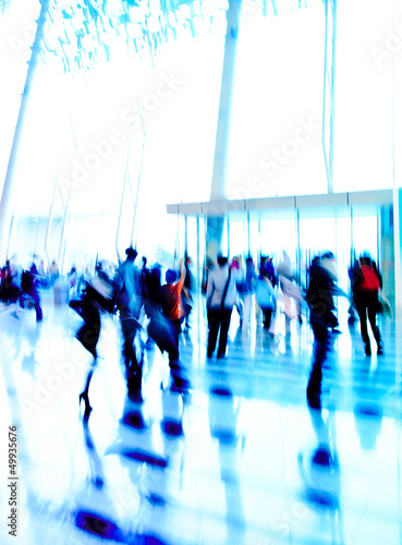 city business people abstract background