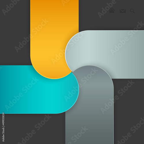 Web template. Vector illustration.